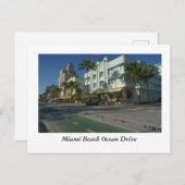Carte Postale Miami Beach Ocean Drive (Devant / Derrière)