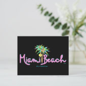 Carte Postale Miami Beach Pam's (Debout devant)