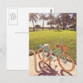 Carte postale Miami Bicycle (Devant / Derrière)