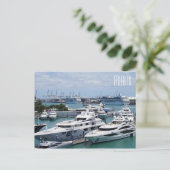 Carte postale Miami Big Yachts (Debout devant)