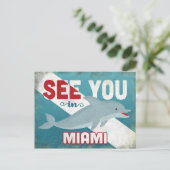 Carte Postale Miami Dolphin (Debout devant)