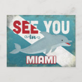 Carte Postale Miami Dolphin (Devant)