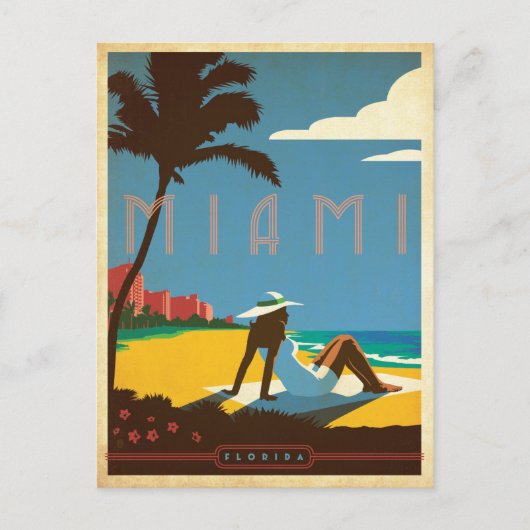 Carte Postale Miami, FL (Devant)