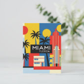 Carte Postale Miami Florida Travel (Debout devant)