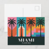 Carte Postale Miami Floride (Devant / Derrière)