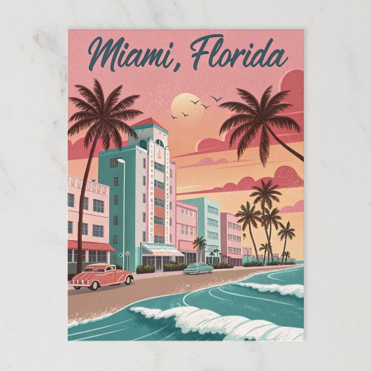 Carte Postale Miami, Floride