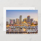 Carte Postale Miami, Floride, États-Unis (Devant / Derrière)