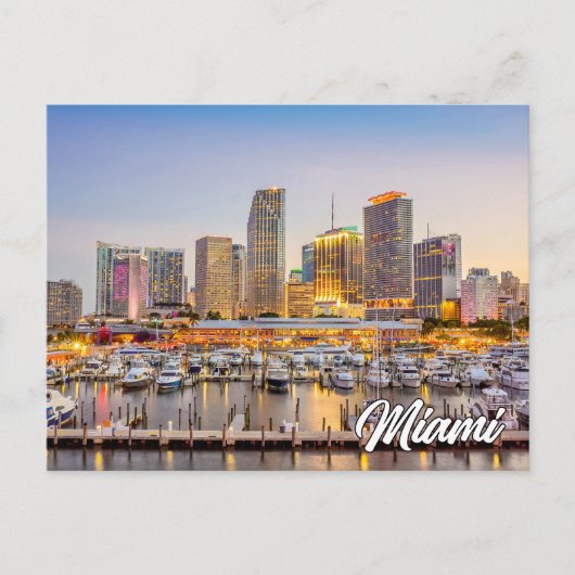 Carte Postale Miami, Floride, États-Unis (Devant)
