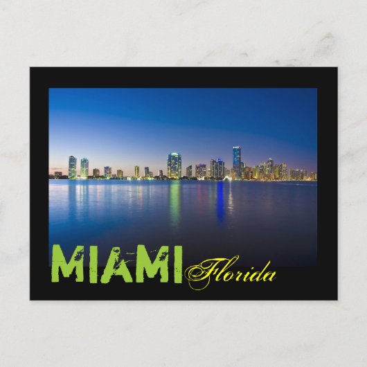 Carte Postale Miami, Floride, États-Unis (Devant)