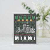 Carte Postale Miami Floride Noël laid (Debout devant)