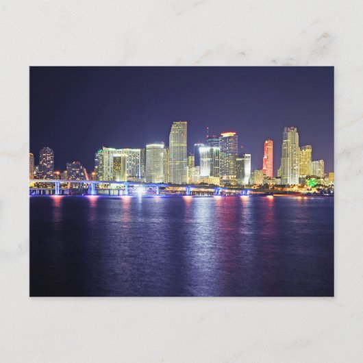 Carte Postale Miami, Floride, Sunshine City (Devant)