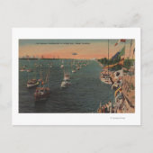 Carte Postale Miami, Floride - Vue de la pêche (Devant)