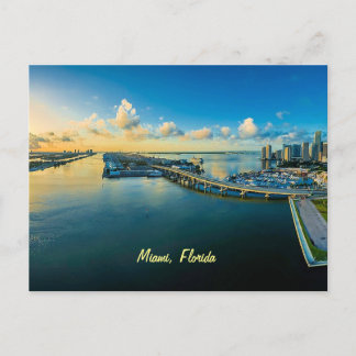 Carte Postale Miami, Floride, vue panoramique,