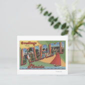 Carte Postale Miami, FlorideScènes de grandes lettresMiami, FL 2 (Debout devant)