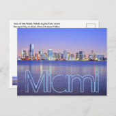 Carte Postale Miami, la Magic City à l'aube (Devant / Derrière)