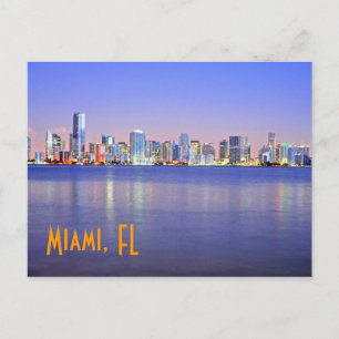 Carte Postale Miami, la Magic City à l'aube.