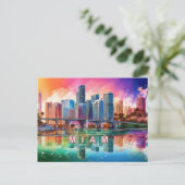 Carte Postale Miami La Magique Ville (Debout devant)