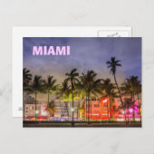 CARTE POSTALE MIAMI SKYLINE (Devant / Derrière)