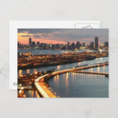 Carte Postale Miami Skyline (Devant / Derrière)