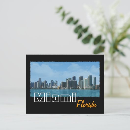 Carte Postale Miami Skyline (Debout devant)