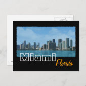 Carte Postale Miami Skyline (Devant / Derrière)