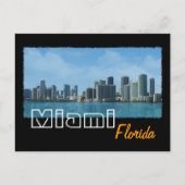 Carte Postale Miami Skyline (Devant)