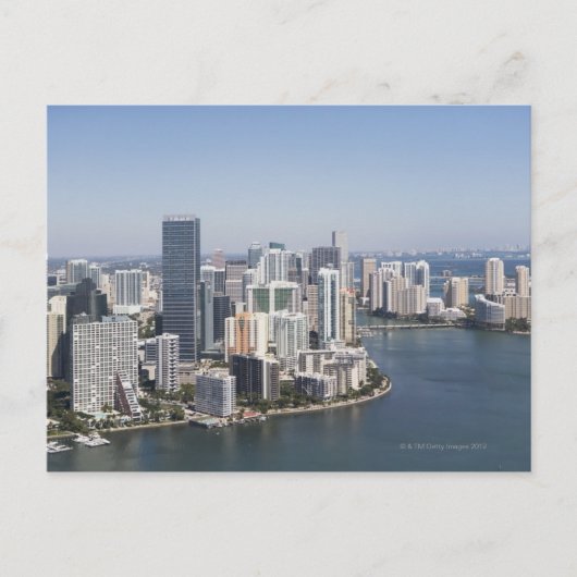Carte Postale Miami Skyline 3 (Devant)