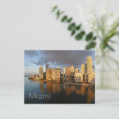 Carte Postale Miami Skyline et réflexion (Debout devant)