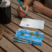 Carte postale Miami South Beach Florida Watercolor