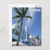 Carte Postale Miami South Beach Floride Art déco Voyage (Devant / Derrière)