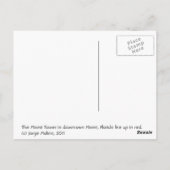 Carte Postale Miami Tower, reflets rouges (Dos)