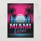 Carte postale Miami Vibes (Devant)