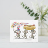 Carte Postale Mic, Mac & Moe's Happy 4 juillet Postcard (Debout devant)