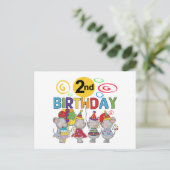 Carte Postale Mice 2e anniversaire T-shirts et cadeaux (Debout devant)