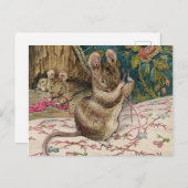 Carte Postale Mice At Work - Beatrix Potter (Devant / Derrière)
