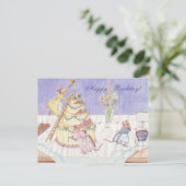 Carte Postale Mice d'anniversaire (Debout devant)