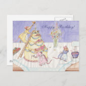 Carte Postale Mice d'anniversaire (Devant / Derrière)