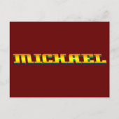 Carte Postale MICHAEL, pour Michael (Devant)