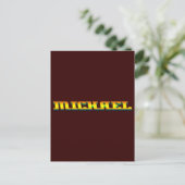 Carte Postale MICHAEL, pour Michael (Debout devant)