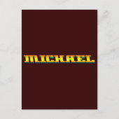 Carte Postale MICHAEL, pour Michael (Devant)