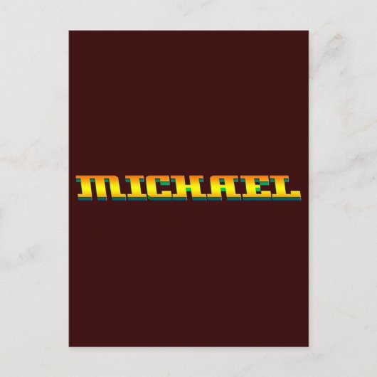 Carte Postale MICHAEL, pour Michael (Devant)