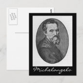 Carte Postale Michel-Ange (Devant / Derrière)