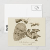 Carte Postale Michel-Ange (Devant / Derrière)