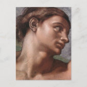 Carte Postale Michelangelo Création Adam Dieu Art (Devant)
