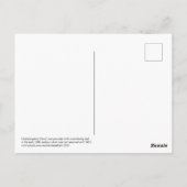 CARTE POSTALE MICHELANGELO DAVID AVEC FEUILLES DE FIGURE (Dos)