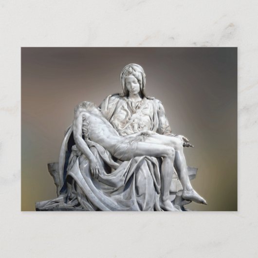 Carte Postale Michelangelo - La Pieta (Devant)