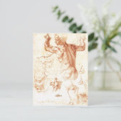 Carte Postale Michelangelo - Libyan Sibyl peinture (Debout devant)