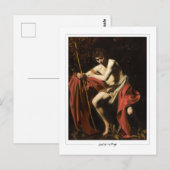 Carte Postale Michelangelo Merisi da Caravaggio #10 - Art fine (Devant / Derrière)