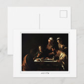 Carte Postale Michelangelo Merisi da Caravaggio #66 - Beaux-Arts (Devant / Derrière)
