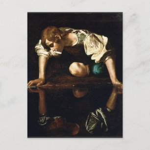 Carte Postale Michelangelo Merisi da Caravaggio "Narcissus"